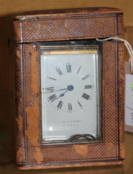 Cased alarm timepiece